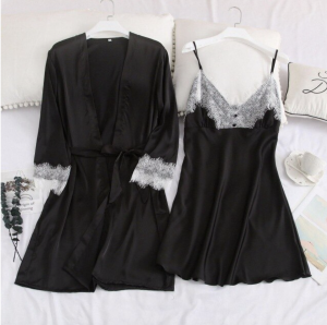 Schwarz 2-er Set M + L
